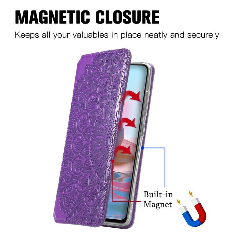 Cover Poco M5s Flip Cover Intens Mandala