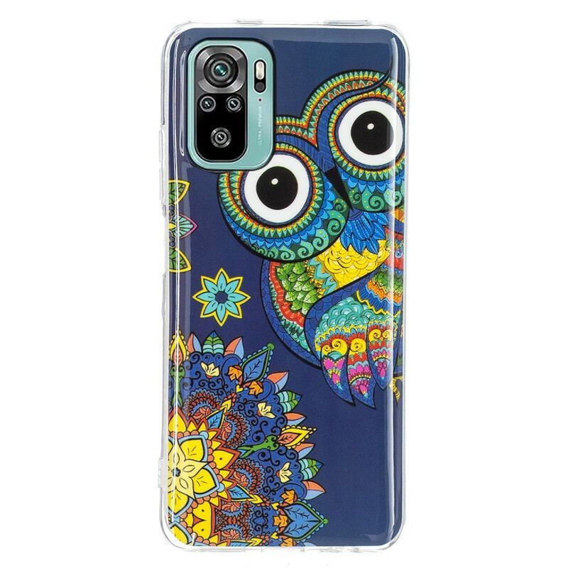 Cover Poco M5s Fluorescerende Ugle Mandala