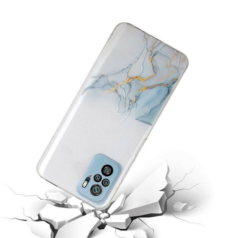 Cover Poco M5s Silikone Marmor Effekt