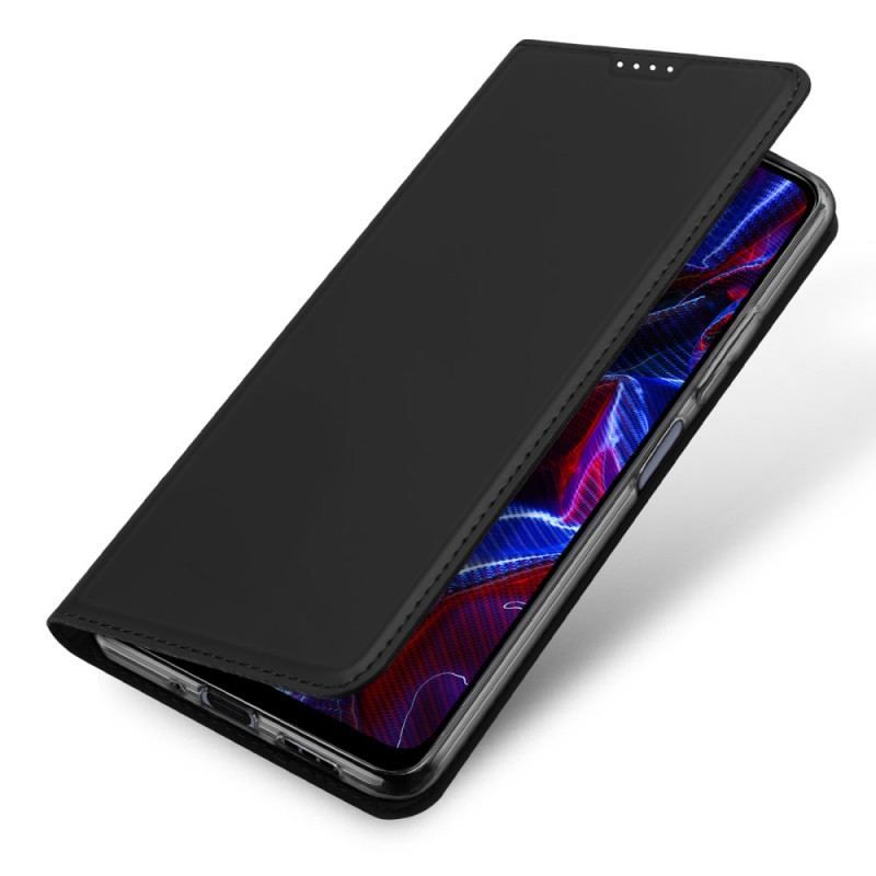 Cover Poco X5 5G Flip Cover Skin-pro Series Dux Ducis