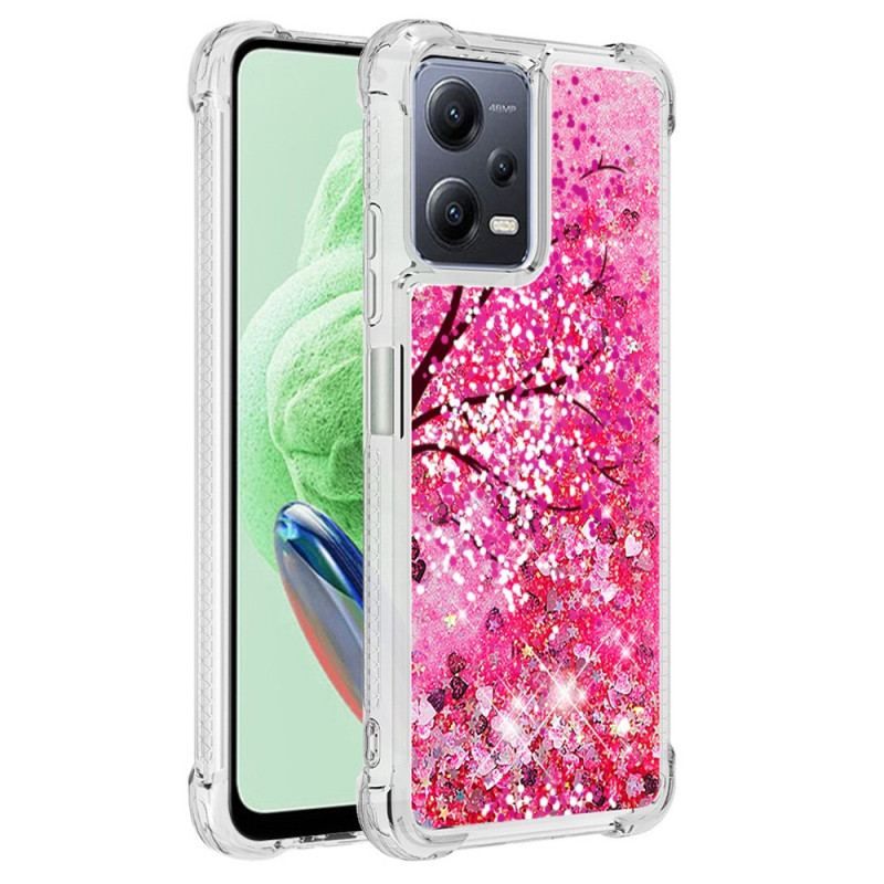 Cover Poco X5 5G Glitter Træ