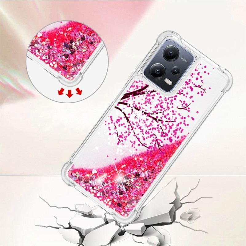 Cover Poco X5 5G Glitter Træ