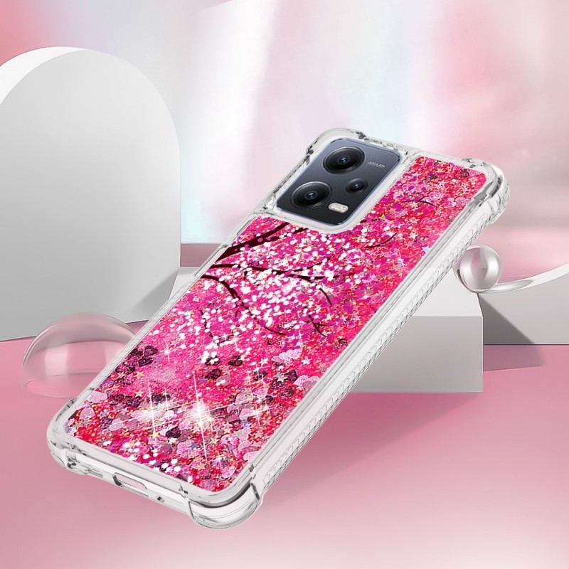 Cover Poco X5 5G Glitter Træ