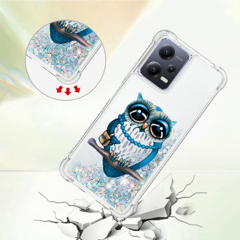 Cover Poco X5 5G Pailletter Miss Owl