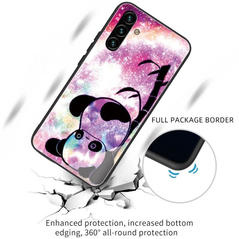 Cover Samsung Galaxy A13 5G / A04s Panda Hærdet Glas