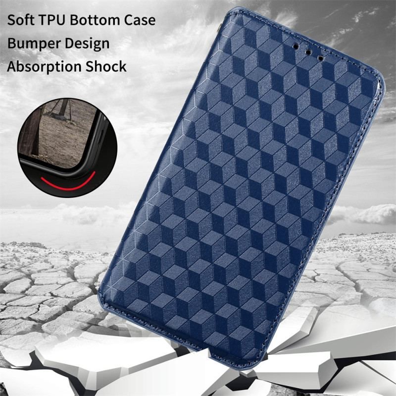 Cover Samsung Galaxy A14 / A14 5G Flip Cover 3d Mønster