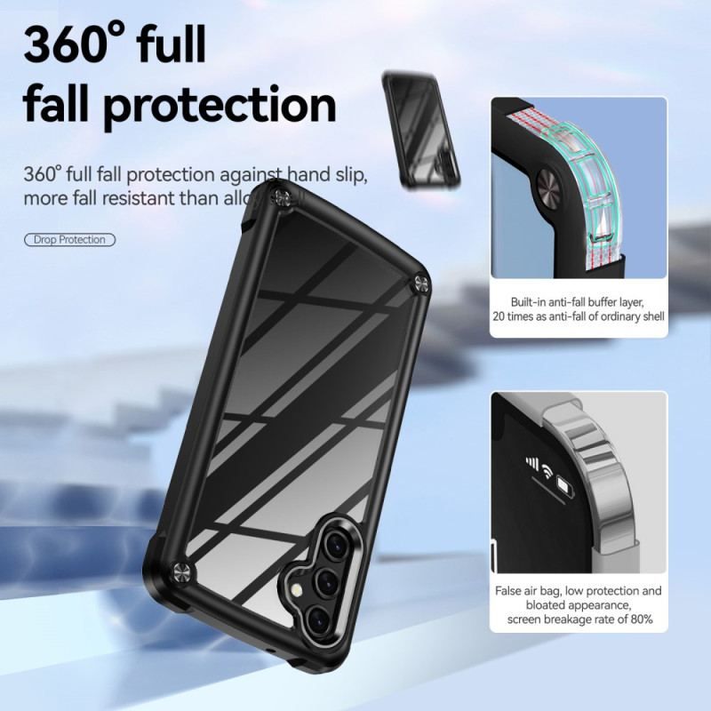 Cover Samsung Galaxy A14 / A14 5G Hybrid Med Aluminiumslegering