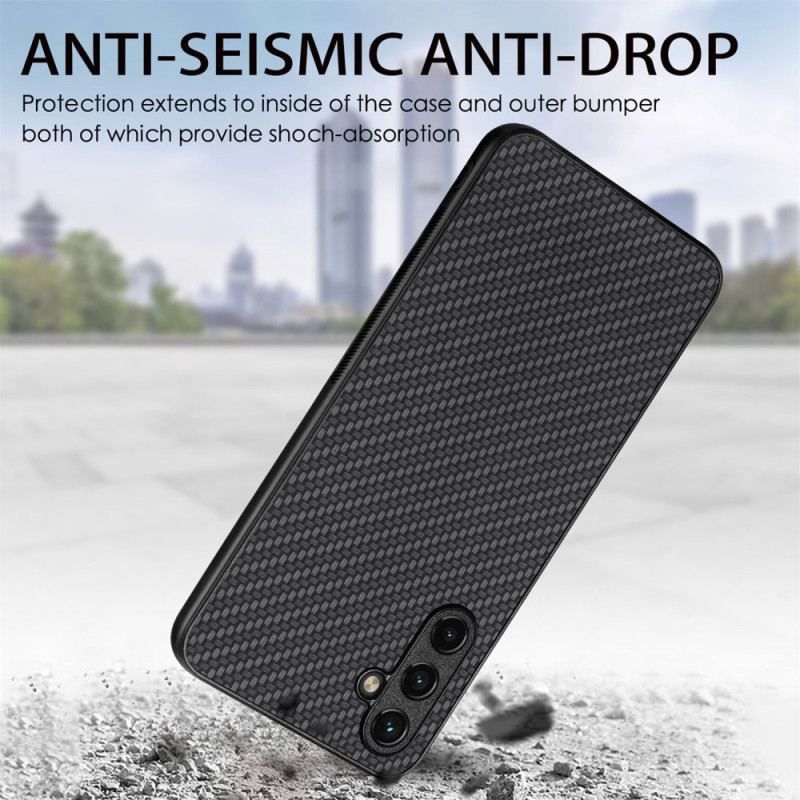 Cover Samsung Galaxy A14 / A14 5G Klassisk Kulfiber