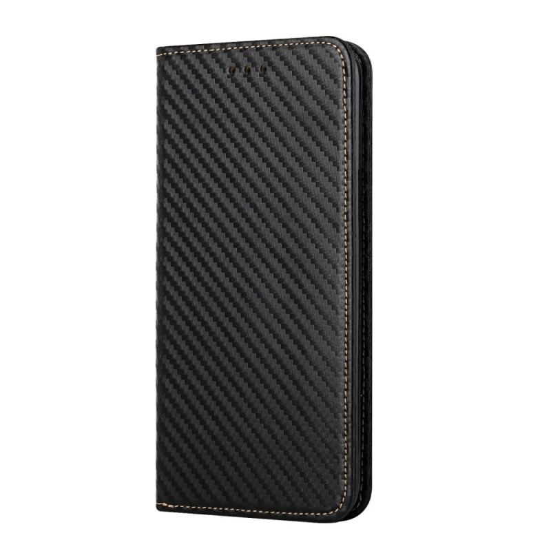 Cover Samsung Galaxy A54 5G Med Snor Flip Cover Strappy Carbon Fiber Style