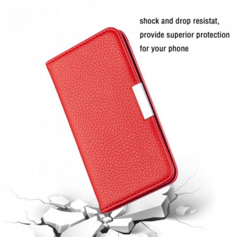 Cover Samsung Galaxy M12 / A12 Flip Cover Imiteret Læder Litchi Ultra Chic