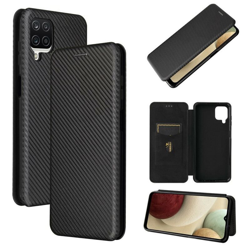 Cover Samsung Galaxy M12 / A12 Flip Cover /kulfiber