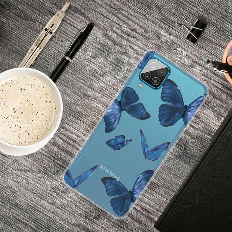 Cover Samsung Galaxy M12 / A12 Vilde Sommerfugle