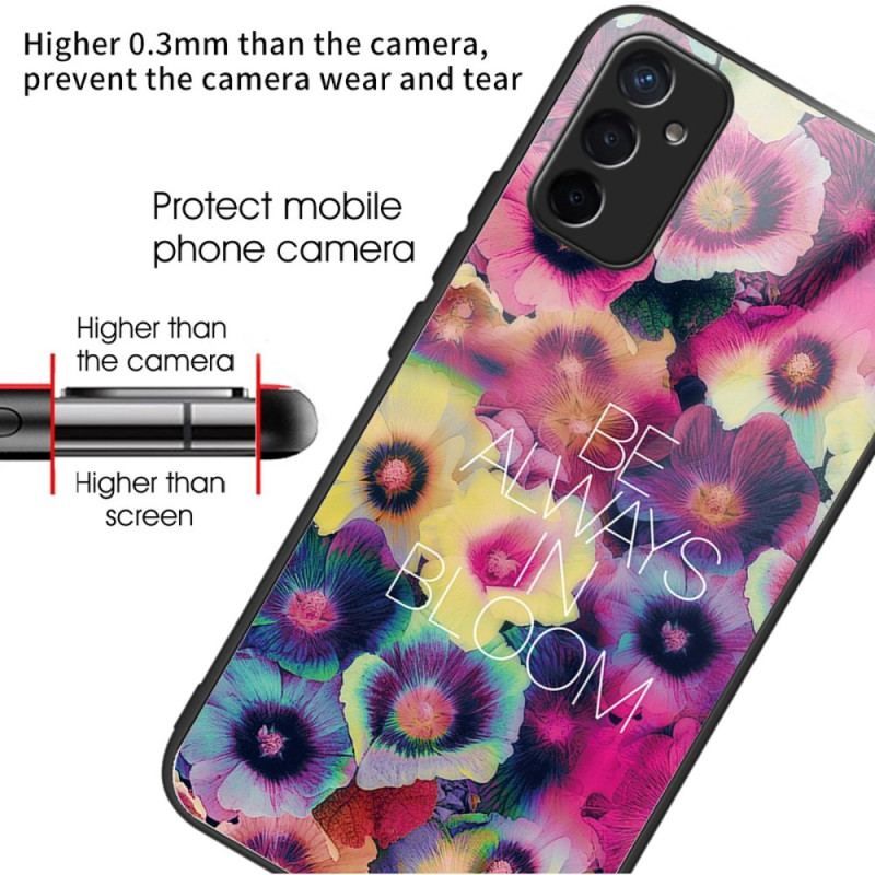 Cover Samsung Galaxy M13 Be Always In Bloom Hærdet Glas