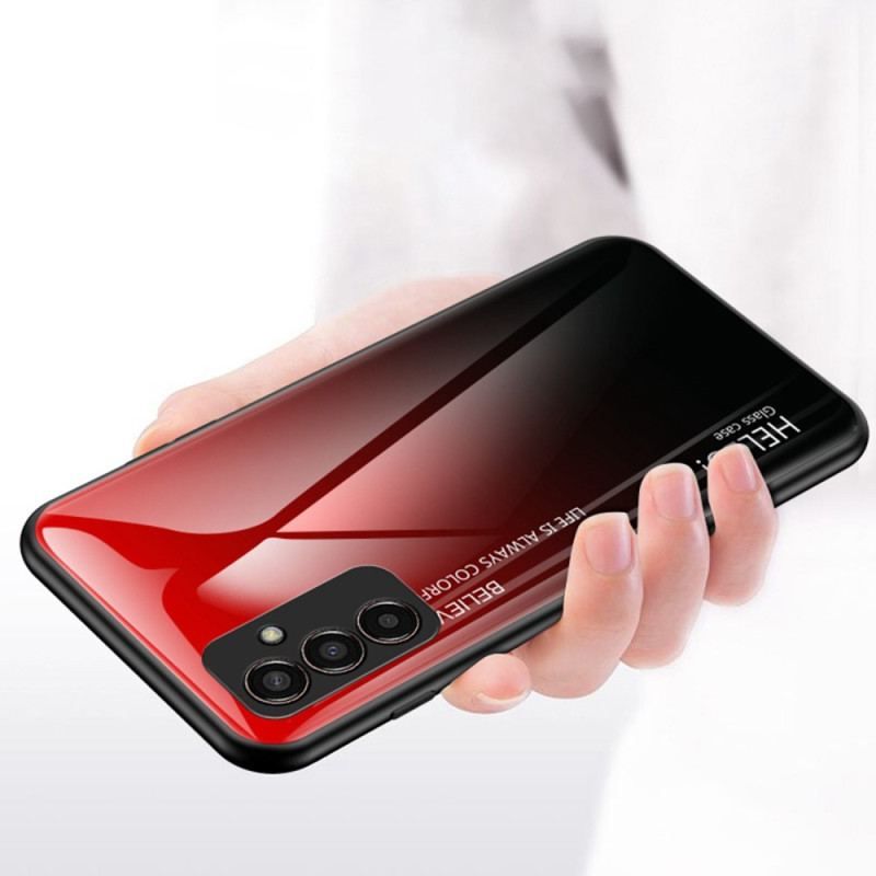 Cover Samsung Galaxy M13 Hærdet Glas Hej