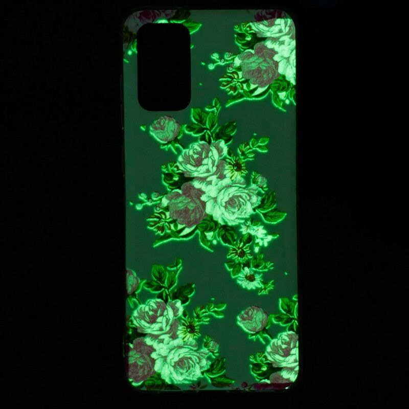 Cover Samsung Galaxy S20 Plus / S20 Plus 5G Fluorescerende Blomster