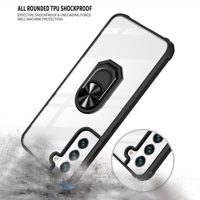 Cover Samsung Galaxy S23 5G Gennemsigtig Med Ring-support