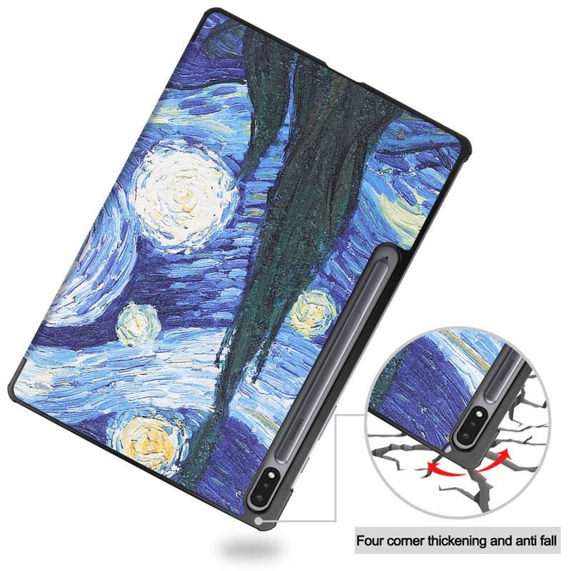 Cover Samsung Galaxy Tab S8 Plus / Tab S7 Plus Forbedret Van Gogh