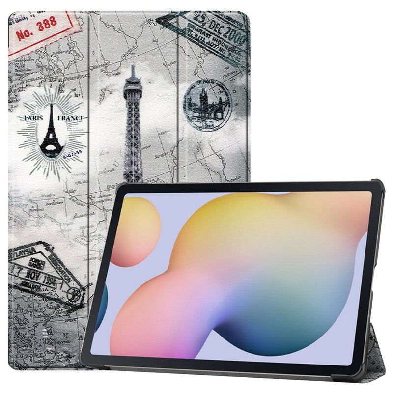 Cover Samsung Galaxy Tab S8 Plus / Tab S7 Plus Forstærket Eiffeltårnet