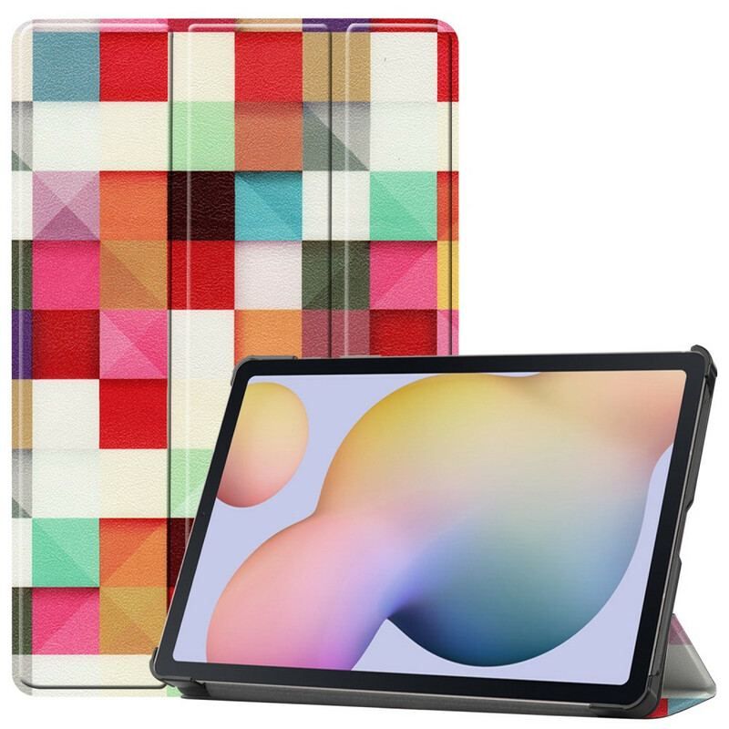 Cover Samsung Galaxy Tab S8 / Tab S7 Mosaik Penneholder