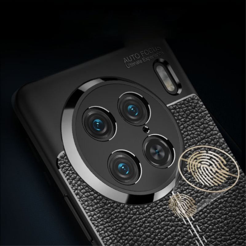 Cover Vivo X90 Pro Dobbelt Linje Litchi Læder Effekt