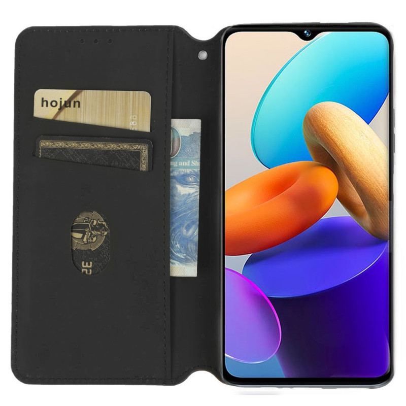 Cover Vivo Y22s Flip Cover 3d Tekstur