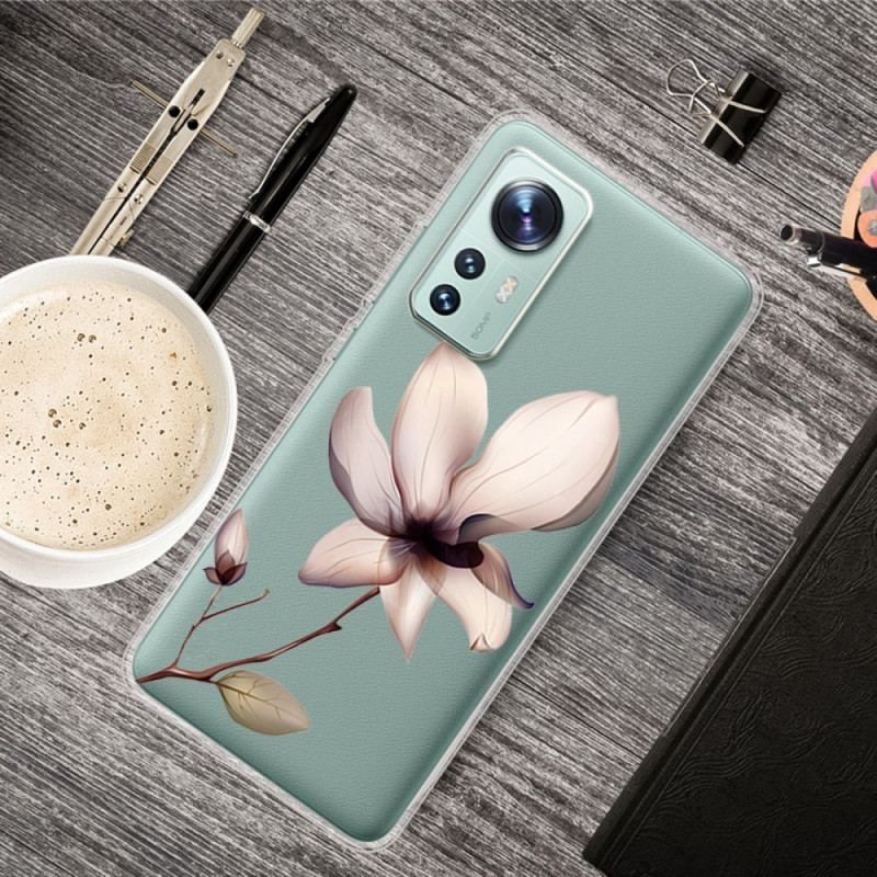 Cover Xiaomi 12 / 12X Gennemsigtig En Blomst