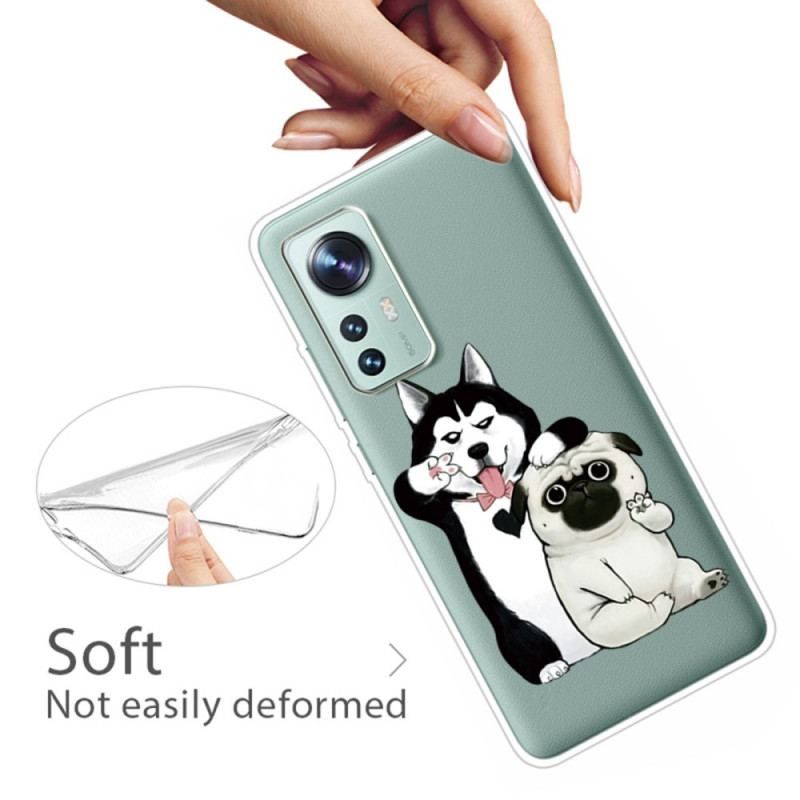 Cover Xiaomi 12 / 12X Sjove Hunde