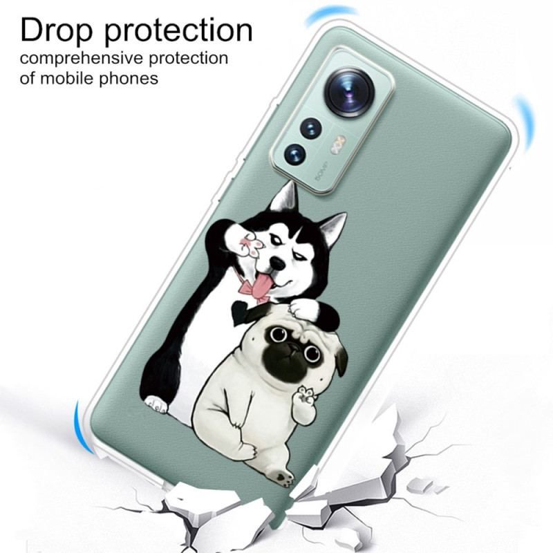 Cover Xiaomi 12 / 12X Sjove Hunde