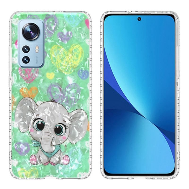 Cover Xiaomi 12 / 12X Stilfuld Elefant