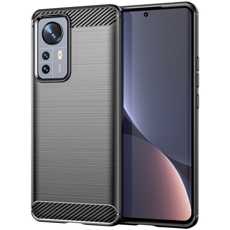 Cover Xiaomi 12 Pro Børstet Kulfiber