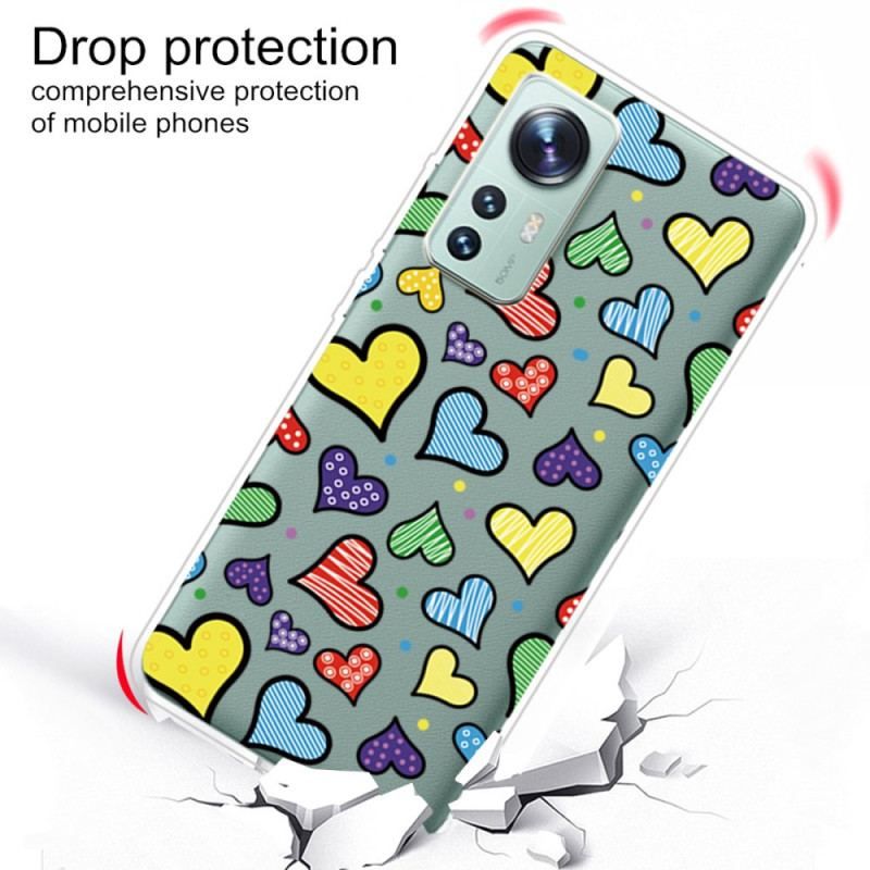 Cover Xiaomi 12 Pro Hjerter