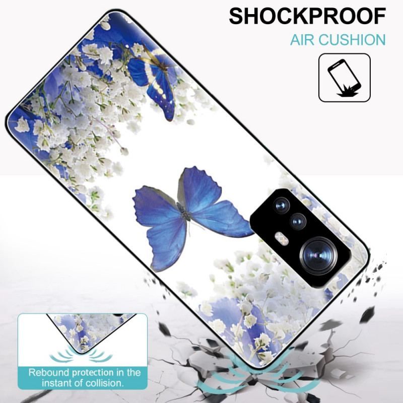 Cover Xiaomi 12 Pro Royal Butterflies Hærdet Glas