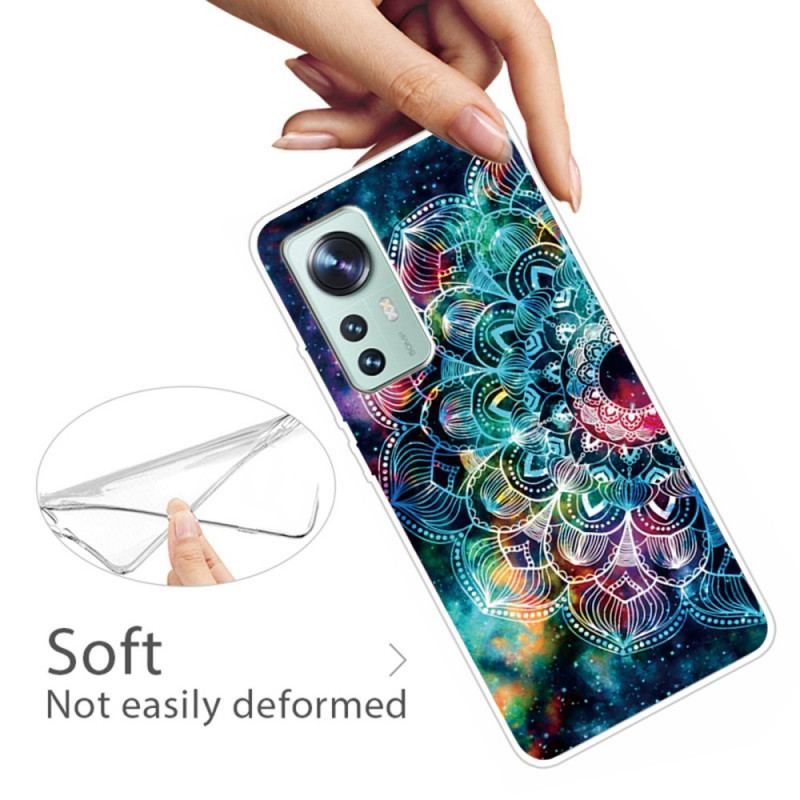 Cover Xiaomi 12 Pro Silikone Mandala Design