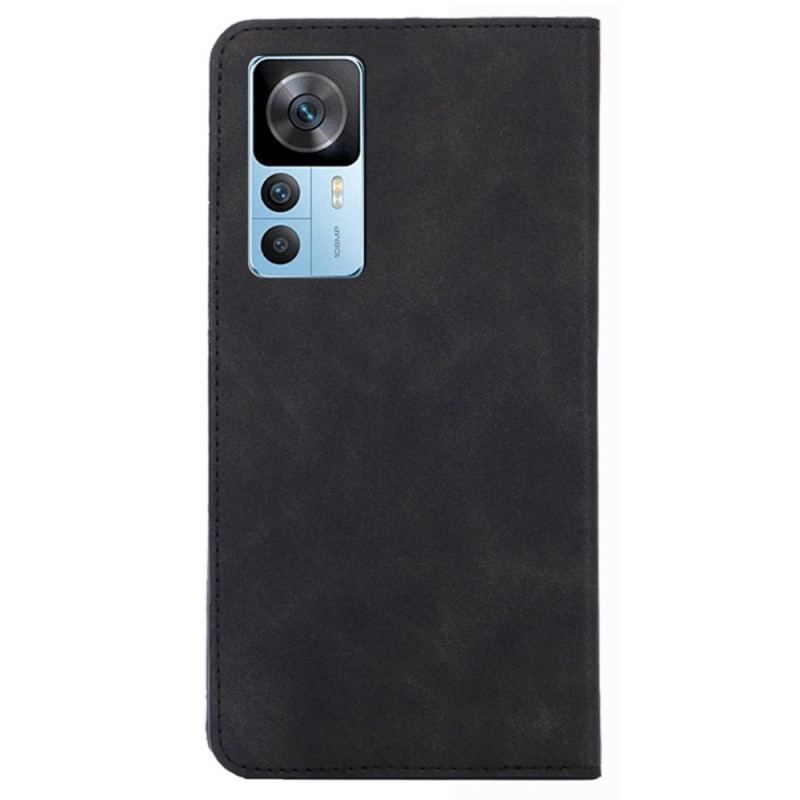 Cover Xiaomi 12T / 12T Pro Flip Cover Elegance I Imiteret Læder