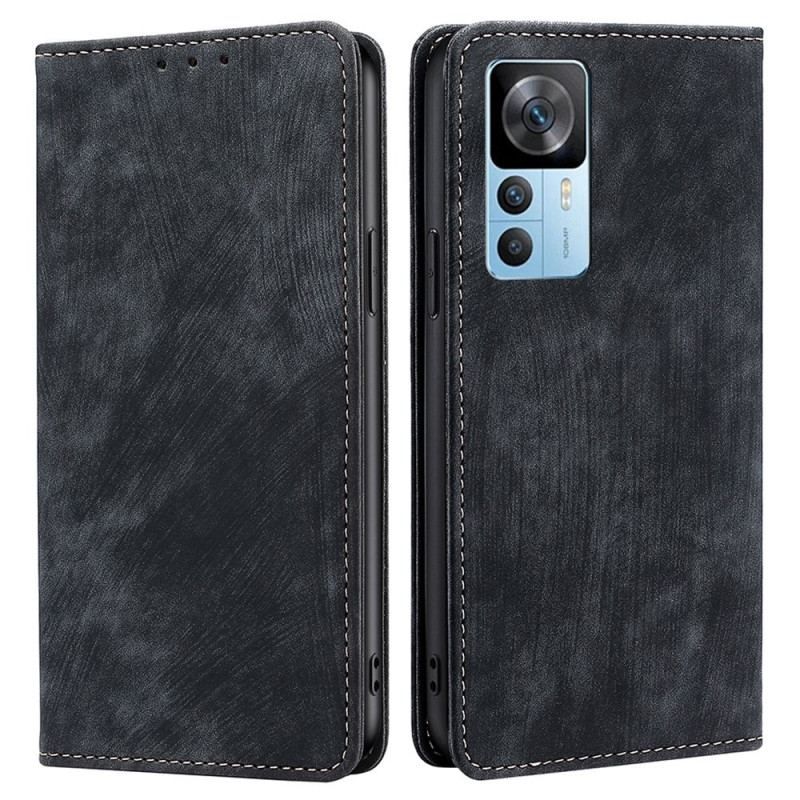 Cover Xiaomi 12T / 12T Pro Flip Cover Vintage Læder Stil