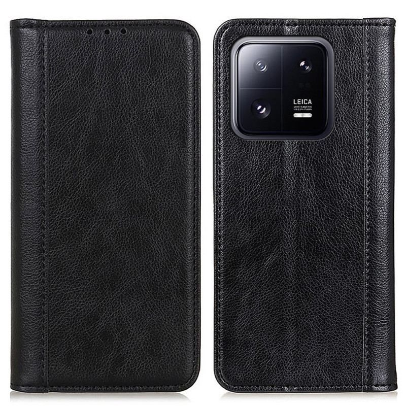 Cover Xiaomi 13 Flip Cover Farvet Version Split Læder