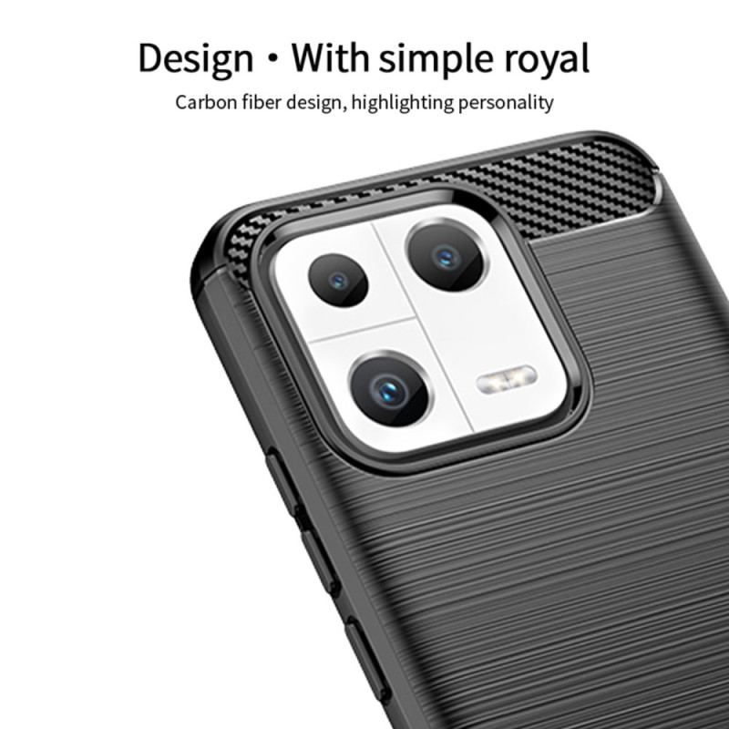 Cover Xiaomi 13 Mofi Børstet Kulfiber