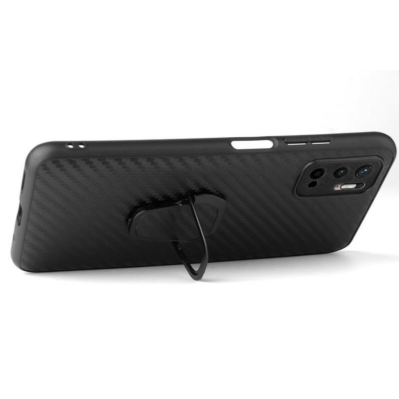 Cover Xiaomi Redmi Note 10 5G Carbon Fiber Ring-support