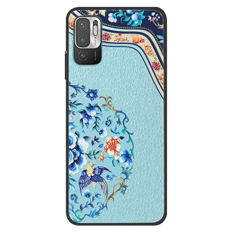 Cover Xiaomi Redmi Note 10 5G Fugl Og Blomst