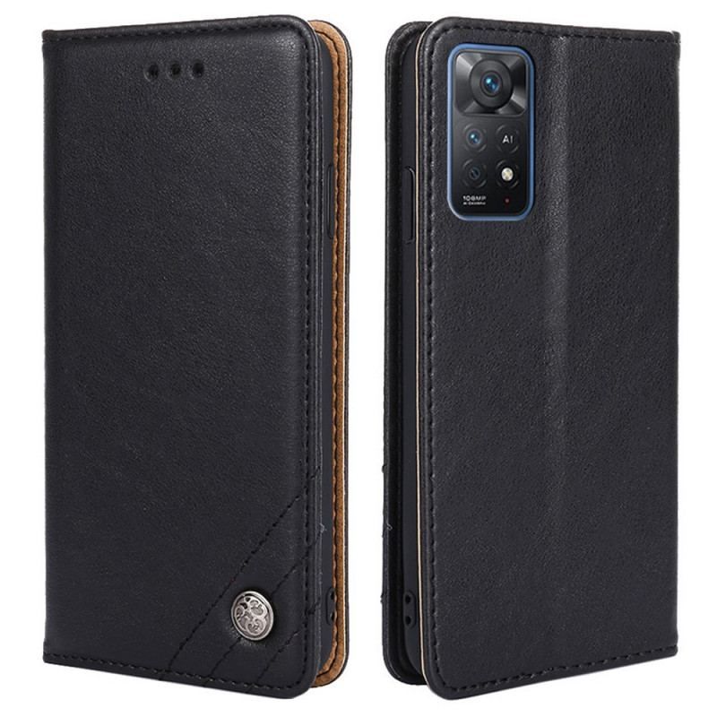 Cover Xiaomi Redmi Note 11 Pro / 11 Pro 5G Flip Cover Stil Lædernitte