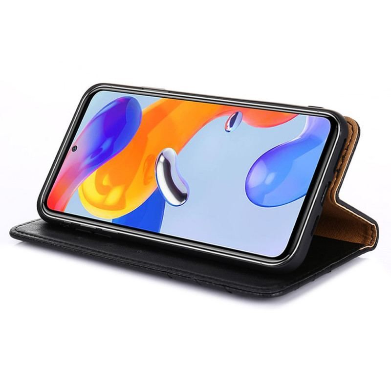 Cover Xiaomi Redmi Note 11 Pro / 11 Pro 5G Flip Cover Stil Lædernitte