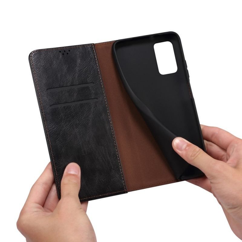 Cover Xiaomi Redmi Note 11 Pro / 11 Pro 5G Flip Cover Voksbehandlet Kunstlæder