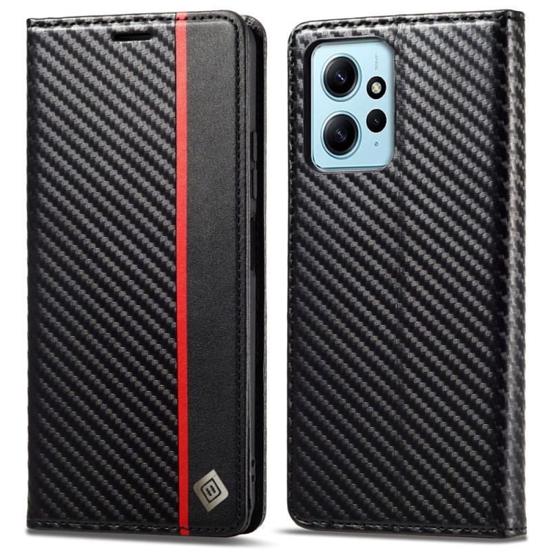 Cover Xiaomi Redmi Note 12 4G Flip Cover Kulfiber Lc.imeeke