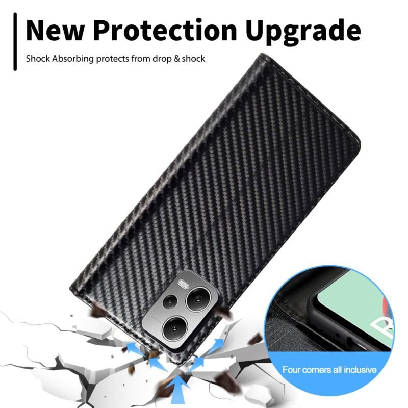 Cover Xiaomi Redmi Note 12 5G Flip Cover Kulfiber Lc.imeeke