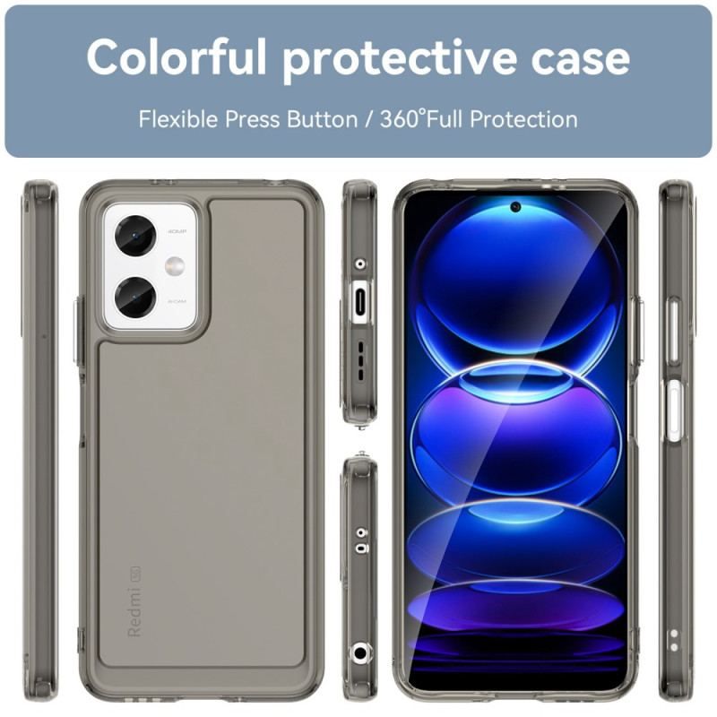 Cover Xiaomi Redmi Note 12 5G Transparent Candy Series