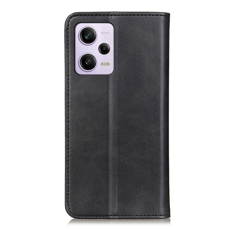 Cover Xiaomi Redmi Note 12 Pro Flip Cover Klassisk Splitlæder