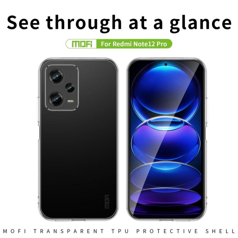 Cover Xiaomi Redmi Note 12 Pro Gennemsigtig Mofi