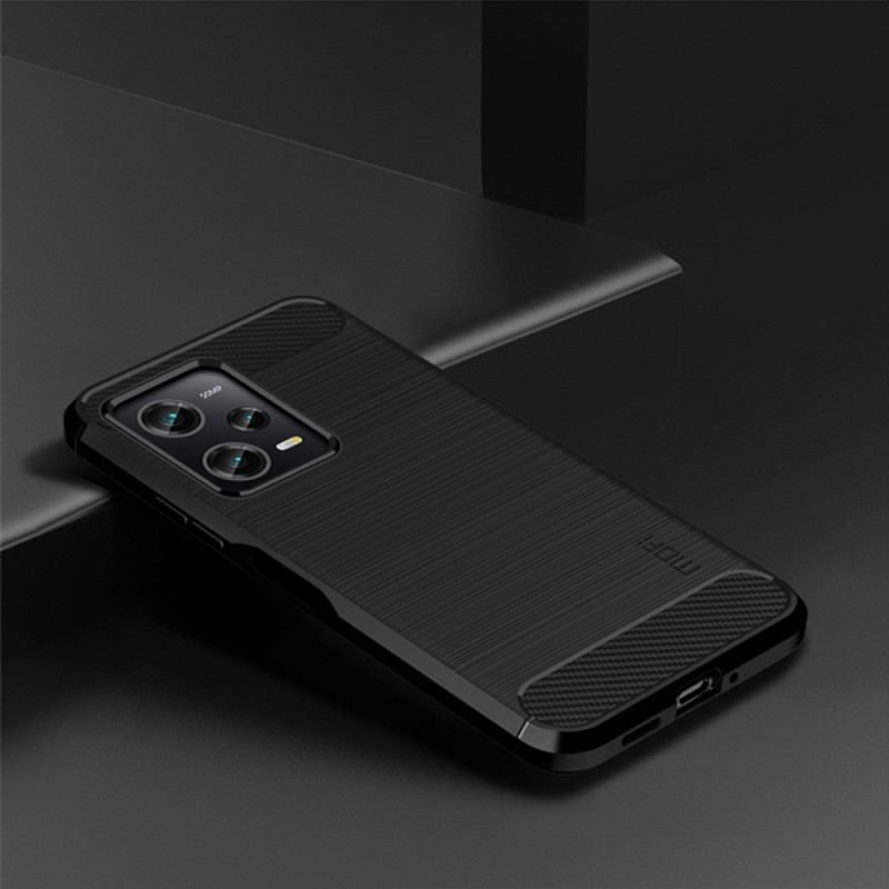 Cover Xiaomi Redmi Note 12 Pro Mofi Børstet Kulfiber