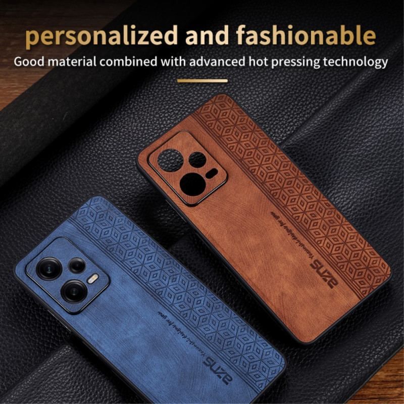 Cover Xiaomi Redmi Note 12 Pro Plus Azns Lædereffekt