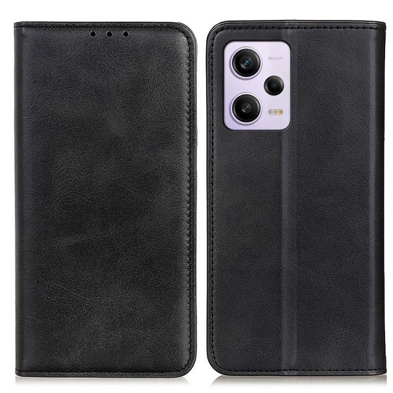 Cover Xiaomi Redmi Note 12 Pro Plus Flip Cover Klassisk Splitlæder